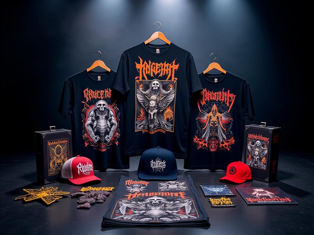 Artist merchandise para sa international touring bands