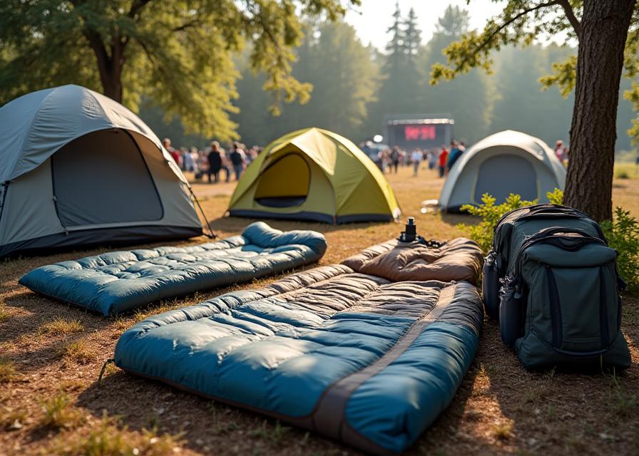Durable camping gear para sa outdoor concerts